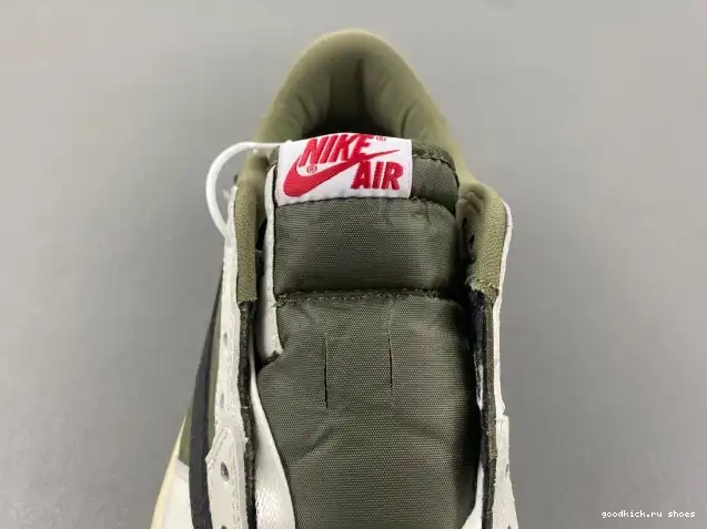 TRAVIS 1 OLIVE OG MEDIUM JORDAN DM7866-200 LOW SCOTT AIR X 0507